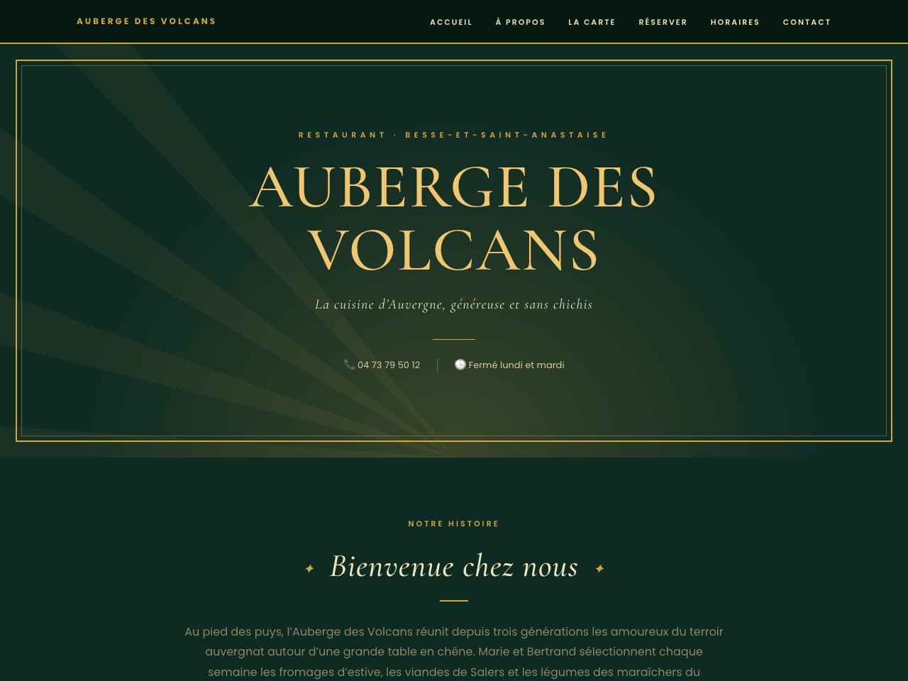 Auberge des Volcans — Audacieux