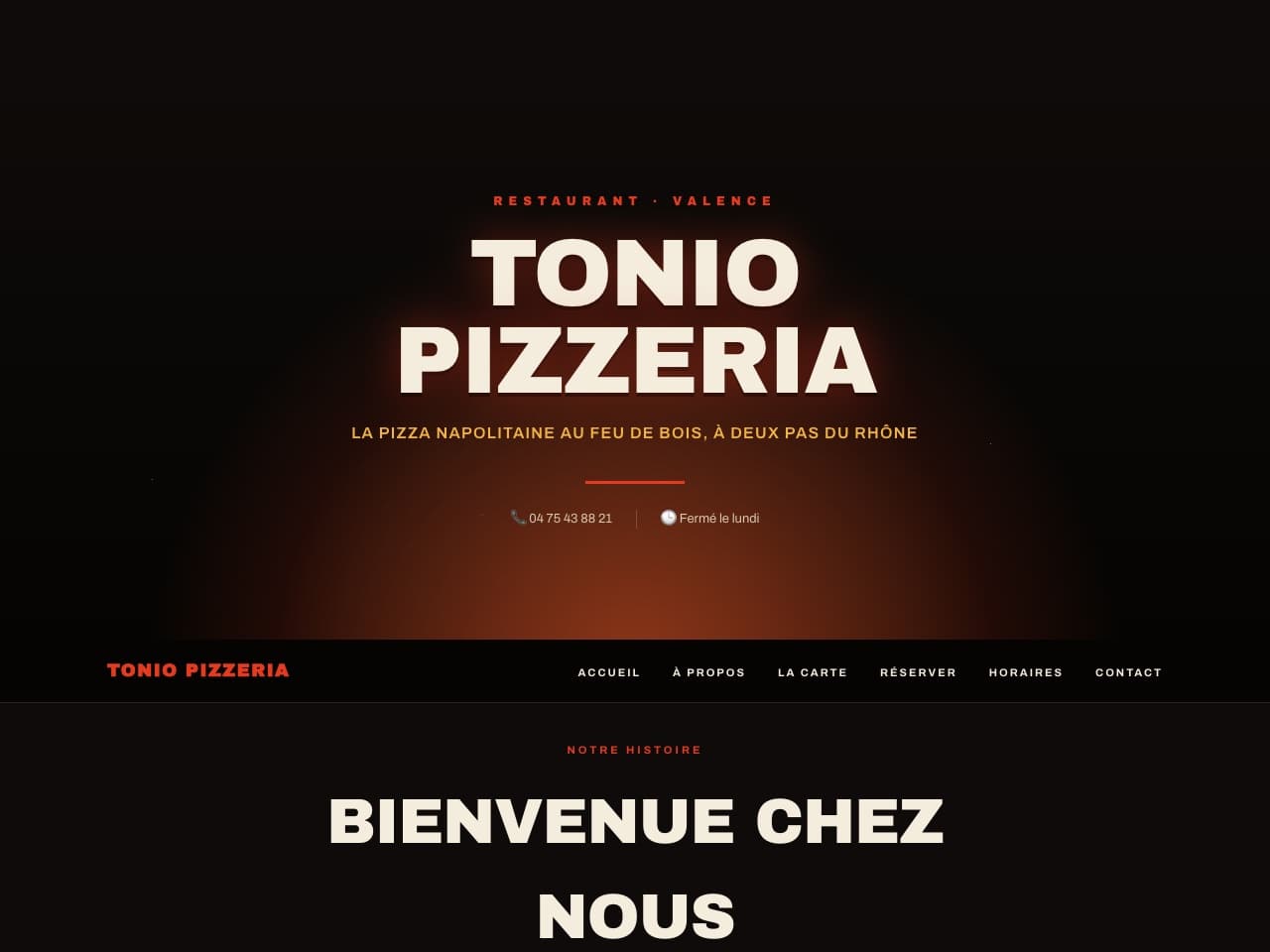 Tonio Pizzeria — Audacieux